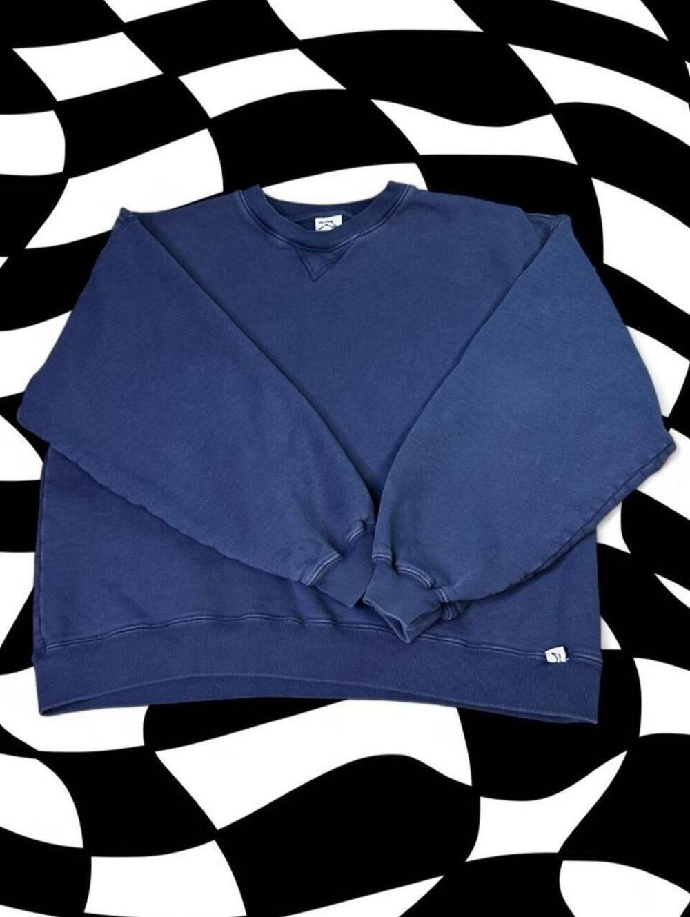 Akimbo Club LA Heavyweight Crewneck Navy Blue